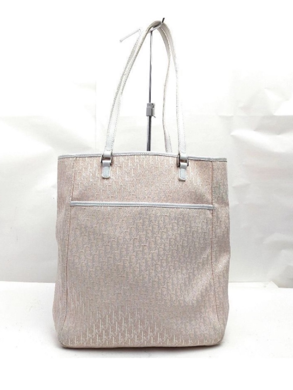 Dior Vintage tote bag, pink and white